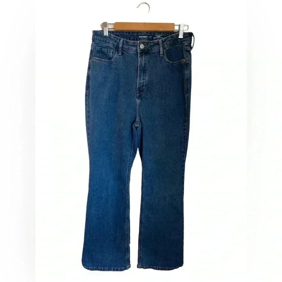 High Rise Flare Leg Jeans, Like New, Sz 12 - Picture 1 of 4